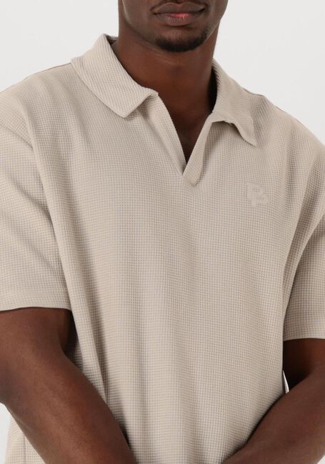 Beige PURE PATH Polo LOOSE FIT POLO SS T-SHIRTS - large