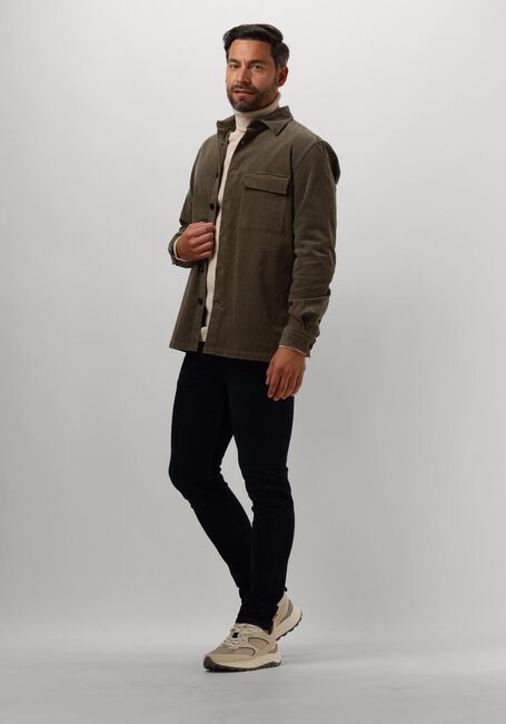 PROFUOMO Surchemise OVERSHIRT CORDUROY en vert - large