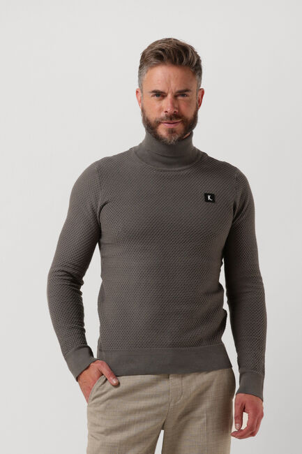 KULTIVATE Col roul&eacute; KN ANDY en gris - large