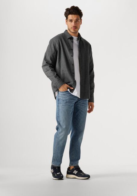 SELECTED MEN Chemise décontracté SLHREG-OWEN FLANNEL MIX SHIRT Bleu foncé - large