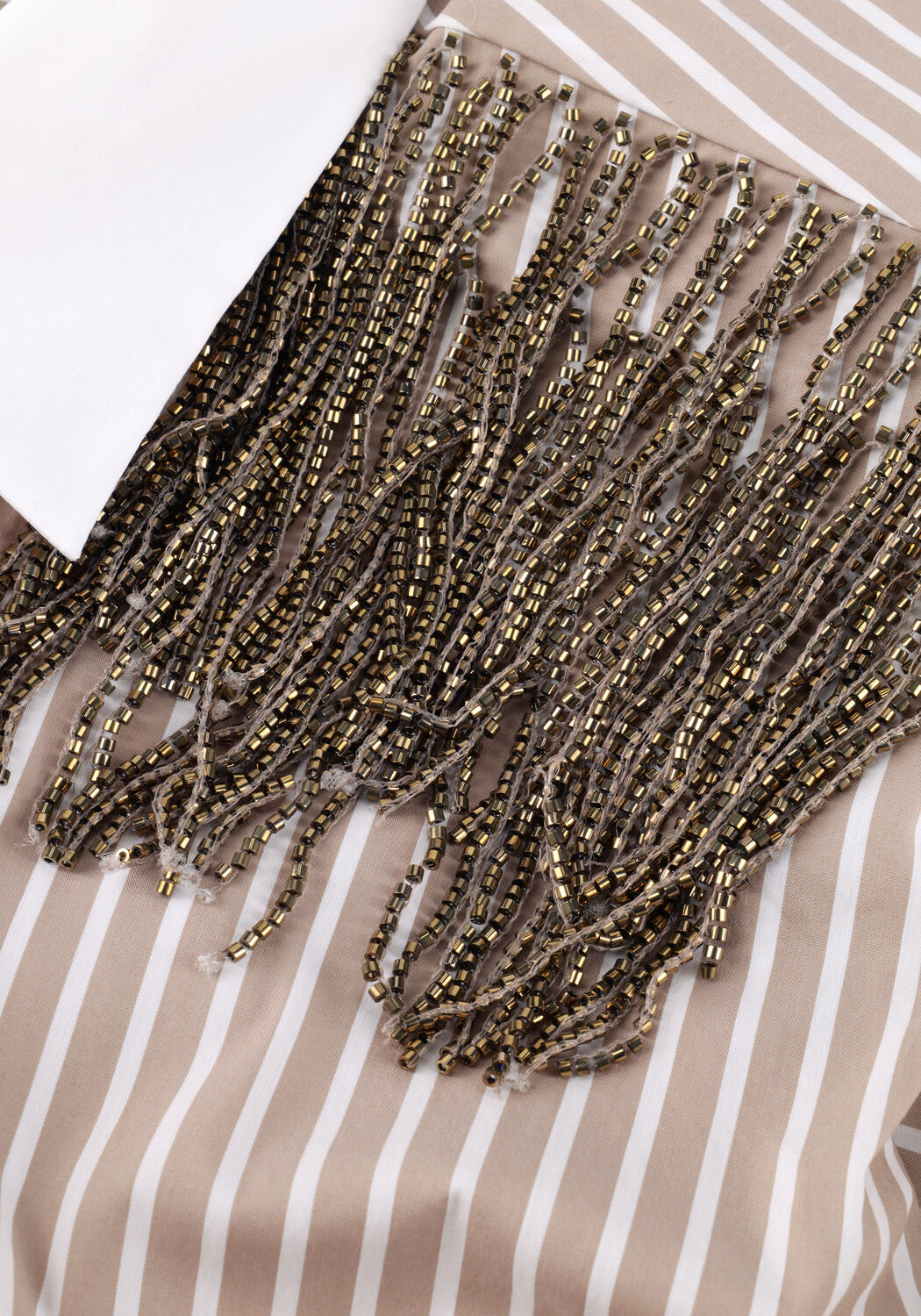 DANTE6 RHOBIN SLEEVELESS FRINGE DETAI SHIRT Blouses en beige - large