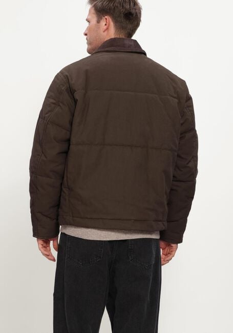 SELECTED MEN Veste matelass&eacute; SLMGRANT FILLED CANVAS JKT en marron - large