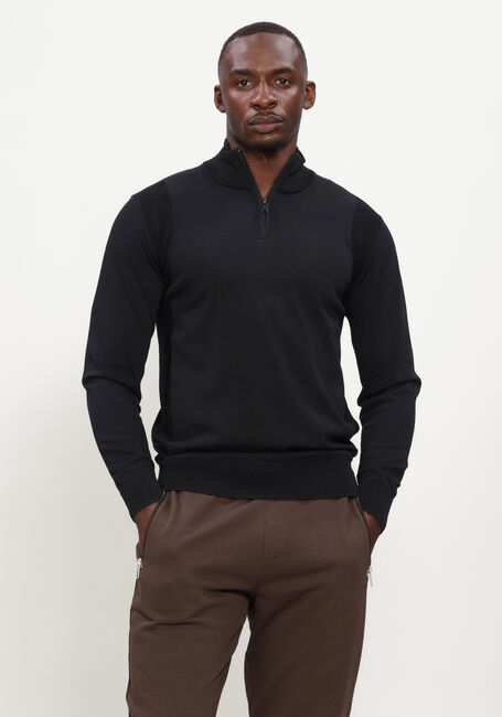 GENTI TURTLE ZIP LS Pulls & Gilets en noir - large