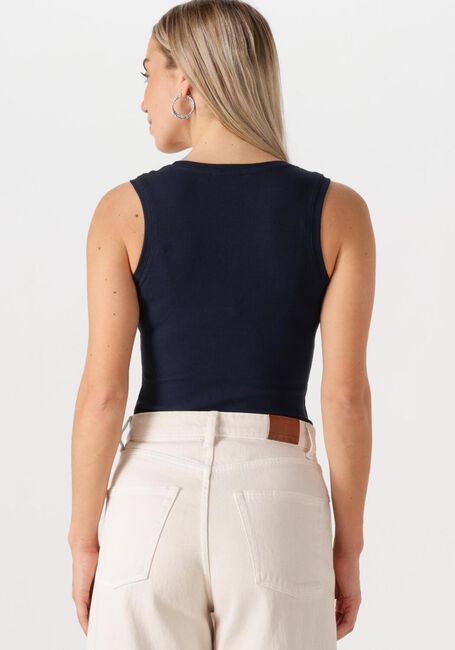 TOMMY JEANS Haut TJW ESSENTIAL RIB TANK EXT Bleu foncé - large