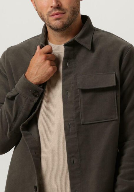 PROFUOMO Surchemise OVERSHIRT en vert - large