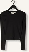 Zwarte CALVIN KLEIN Tops & T-shirts WOVEN LABEL RIB LONG SLEEVE Zwarte CALVIN KLEIN Tops & T-shirts WOVEN LABEL RIB LONG SLEEVE - medium