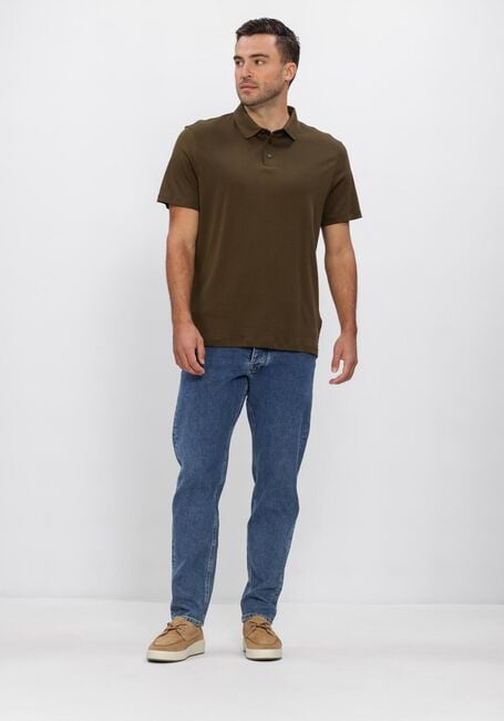 CALVIN KLEIN Polo SS SUPIMA CHEST EMB POLO Olive - large