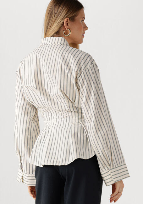 Gebroken wit NEO NOIR  LYTRA STRIPE SHIRT - large