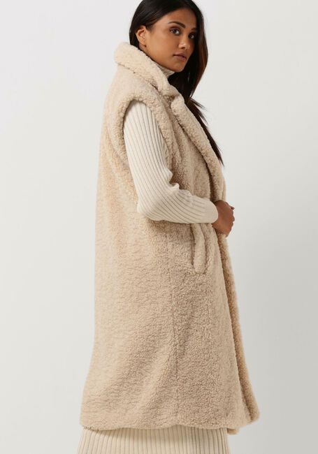 NOTRE-V Gilet TEDDY GILET en beige - large