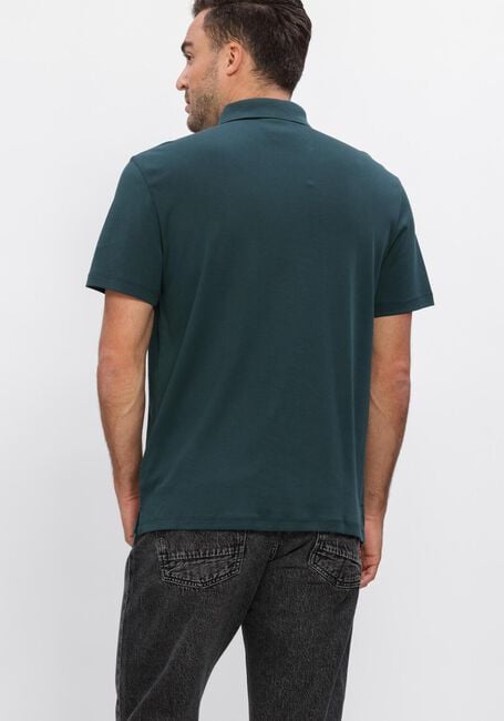 Donkergroene CALVIN KLEIN Polo SS SUPIMA CHEST EMB POLO - large