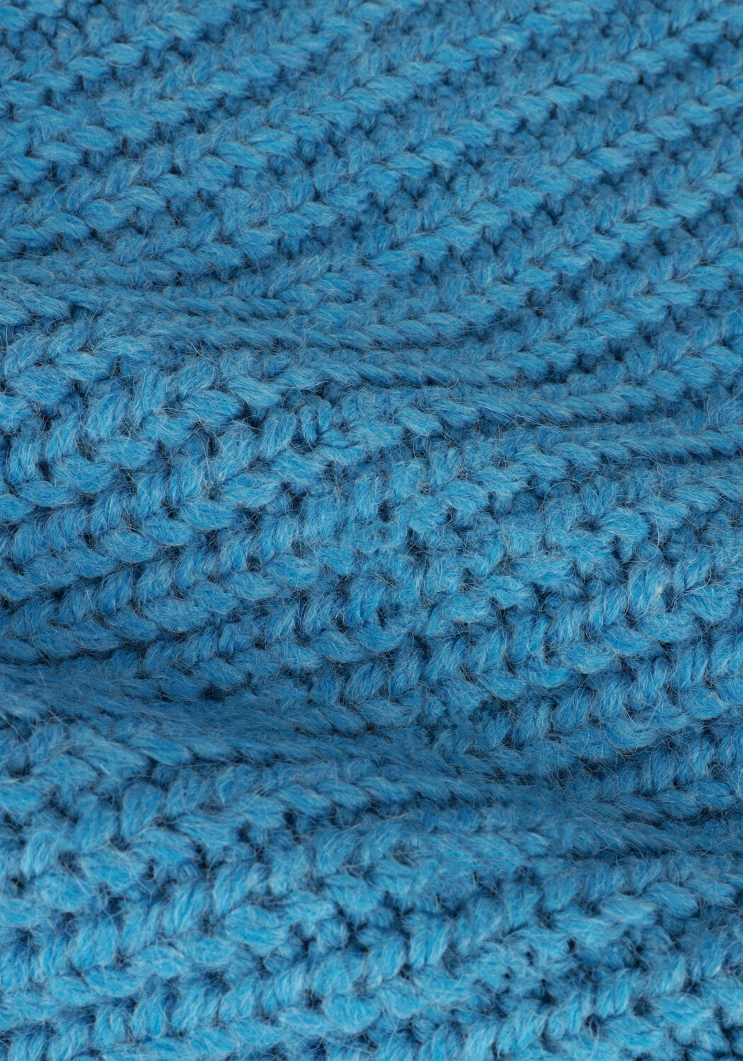 Y.A.S. Col roul&eacute; YASULTRA LS HIGH NECK KNIT PULLOVER en bleu - large