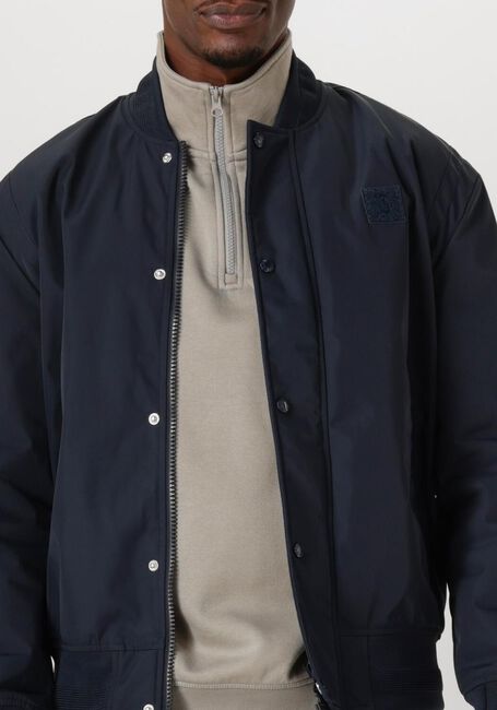 Blauwe BUTCHER OF BLUE Jack CARLO SATIN BOMBER - large