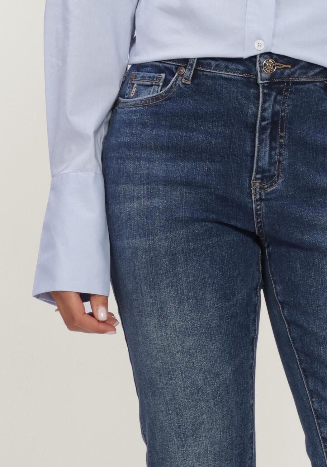 Blauwe JANICE Slim fit jeans COOPER - large