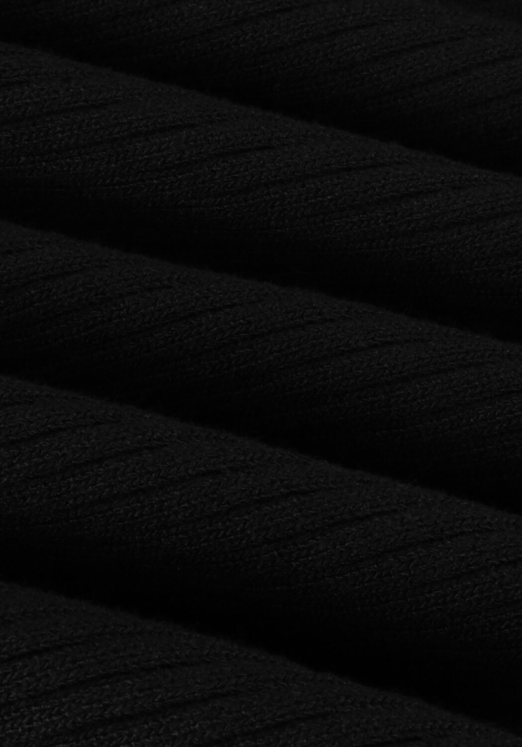 NOTRE-V Robe midi LONG RIB KNIT DRESS en noir - large