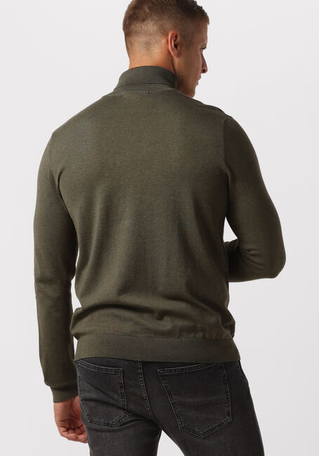 Donkergroene SELECTED HOMME Coltrui SLHBERG ROLL NECK NOOS - large