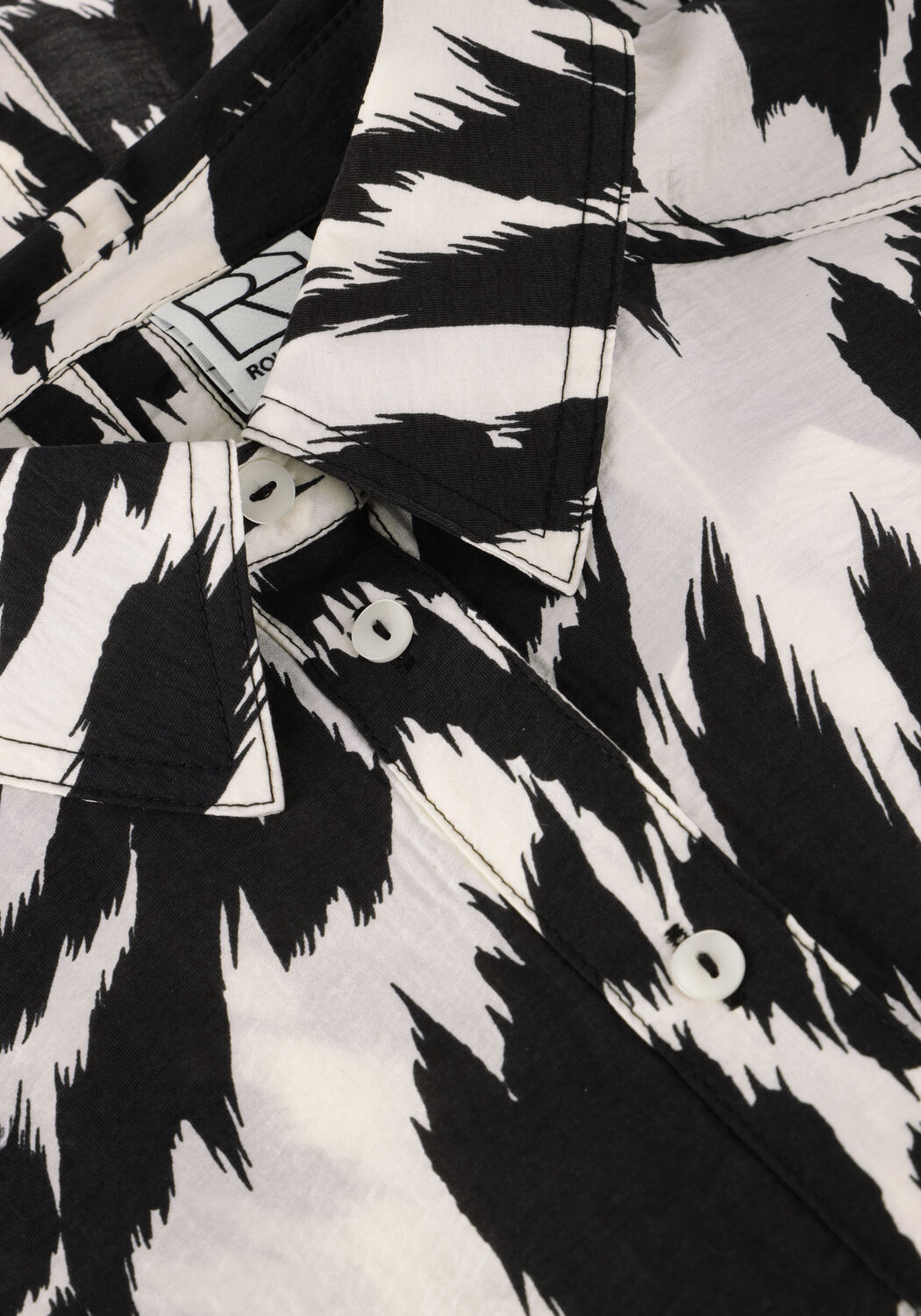 ROUGE EDIT Haut ROUALININE 2/4 OVERSIZED SHIRT en noir - large