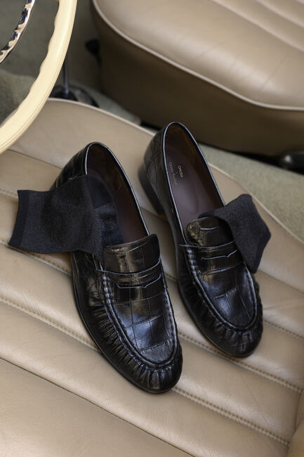 OMODA ATELIER OM-BEAU X QUINTY Chaussures &agrave; enfiler en noir - large