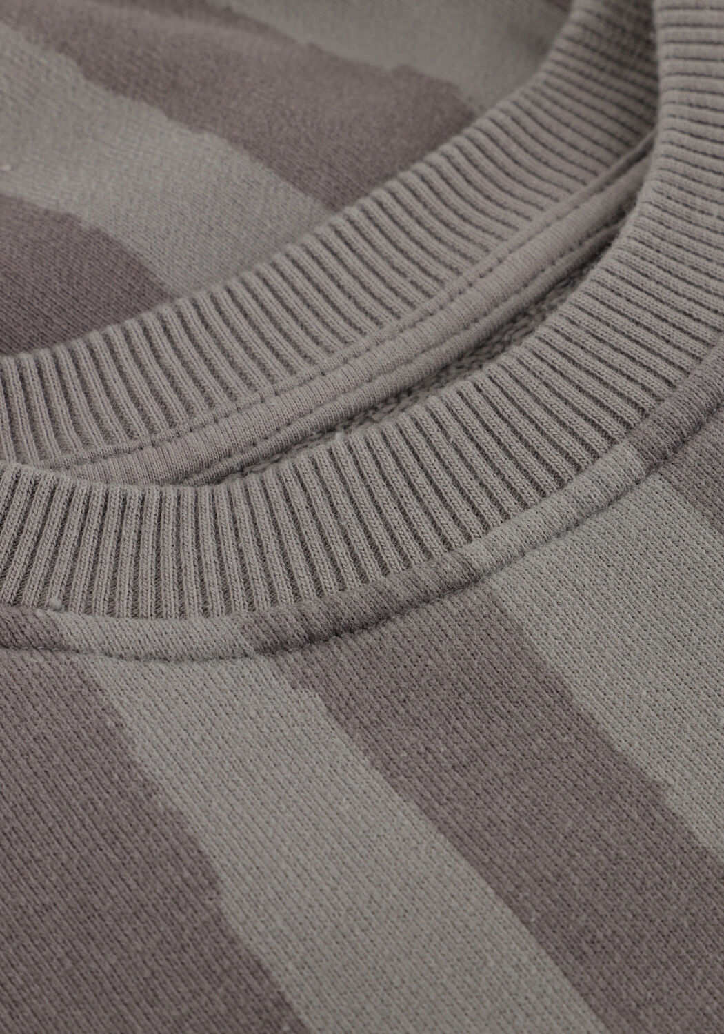 Taupe PLAY UP Sweater PRINTED FLEECE SWEATER P - large