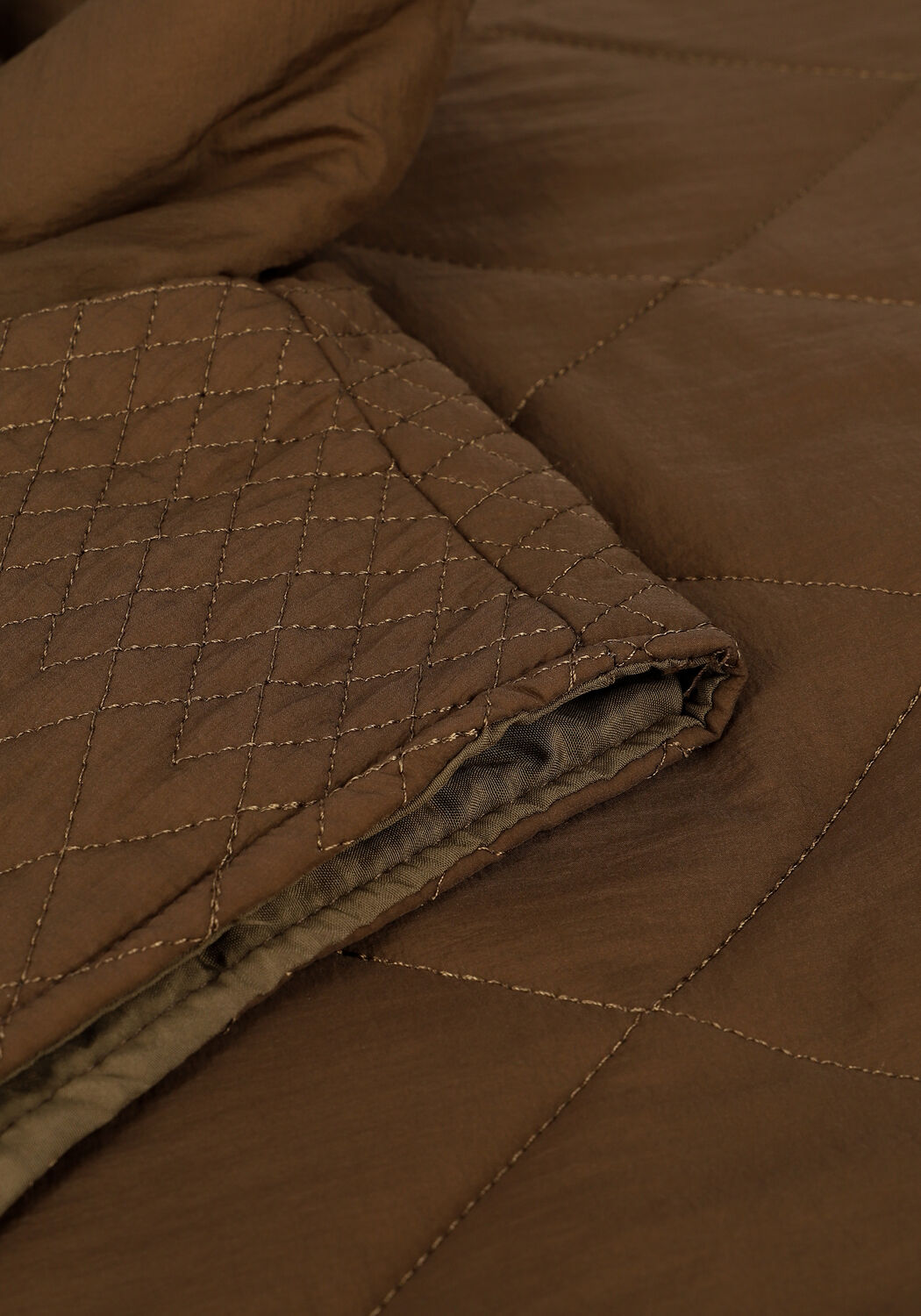 OBJECT Veste sans manches IRIS PADDED WAISTCOAT en camel - large