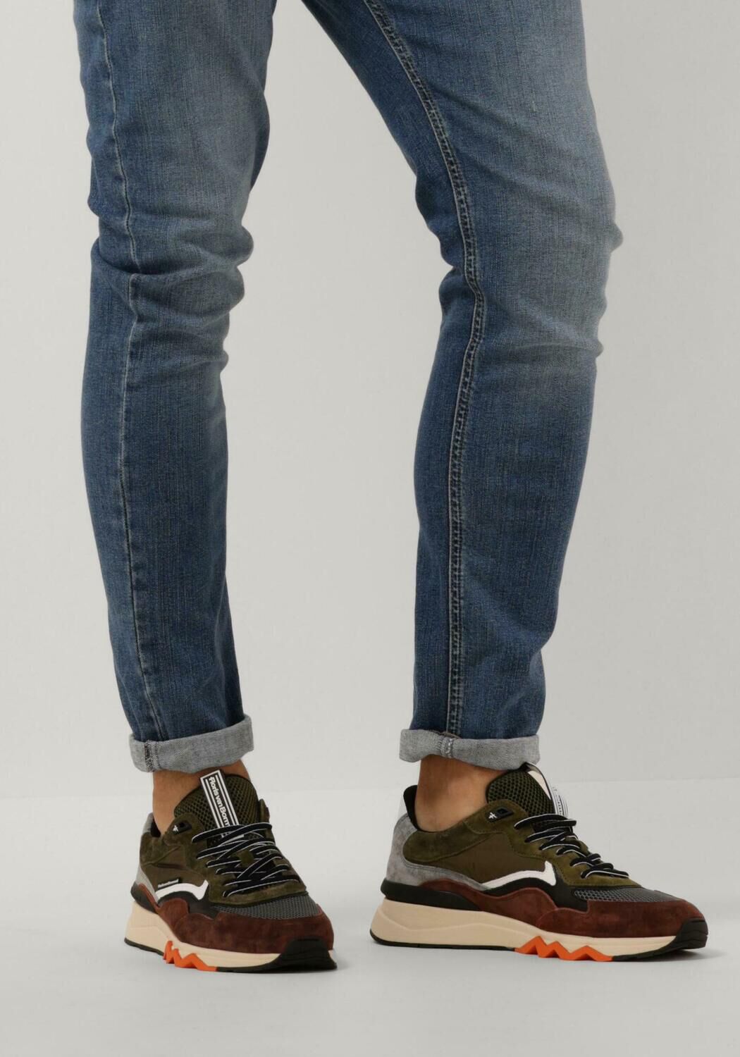 FLORIS VAN BOMMEL Baskets basses SFM-10178 DE ZAGER en multicolore - large