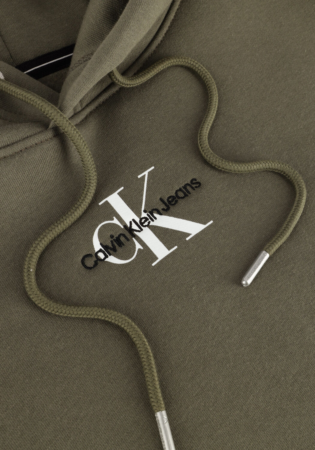 CALVIN KLEIN Chandail MONOLOGO HOODIE Olive - large