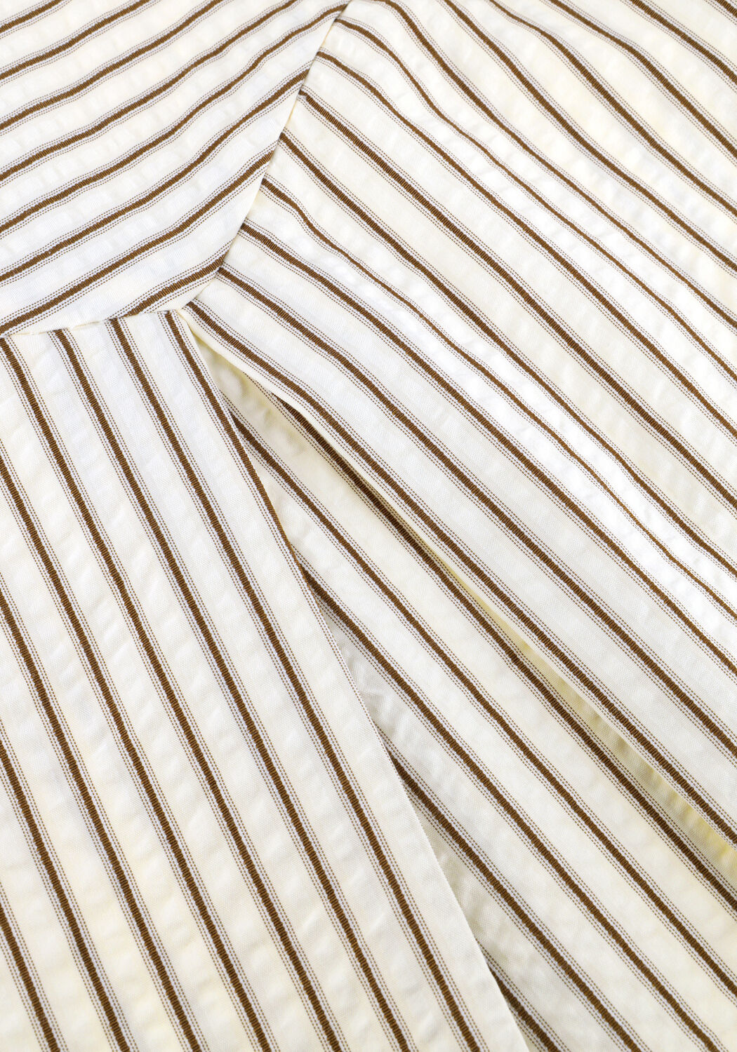 NOTRE-V NV-HINKA CREPE STRIPE Blouses Blanc - large