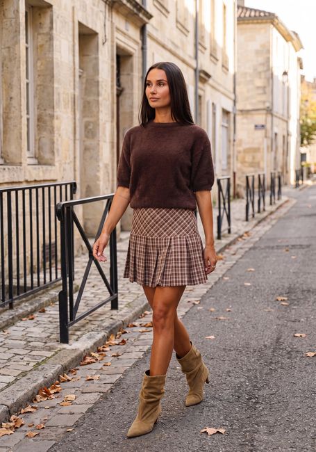 Bruine YDENCE Trui KNITTED TOP MARY - large