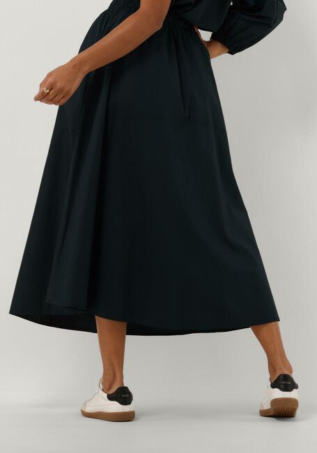 BY-BAR Jupe maxi JUTA POPLIN SKIRT Bleu foncé - large