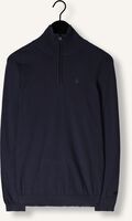 Blauwe CAST IRON Trui HALF ZIP COLLAR ESSENTIAL COTTON STRETCH Blauwe CAST IRON Trui HALF ZIP COLLAR ESSENTIAL COTTON STRETCH - medium