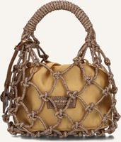 Bronzen KURT GEIGER LONDON Handtas SM MACRAME CRYSTAL BAG - medium