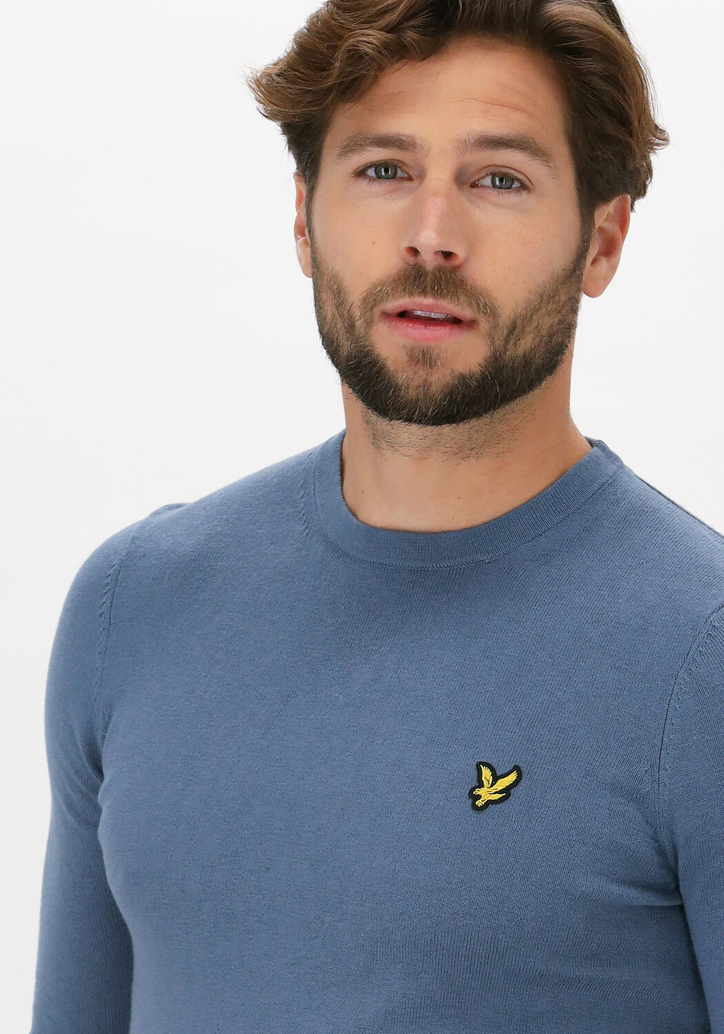 Lyle and scott trui grijs hot sale