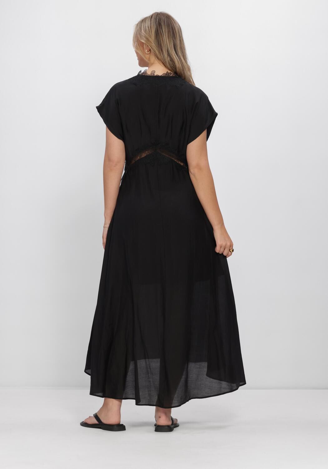 Zwarte COPENHAGEN MUSE Maxi jurk CMMOLLY-DRESS 207366 - large