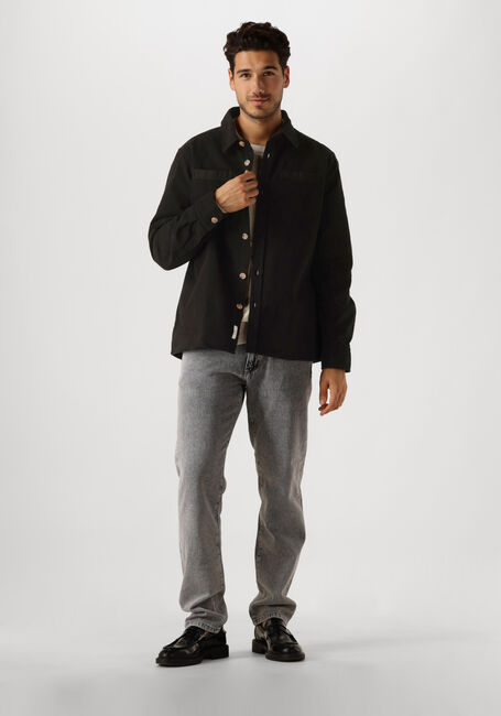 FORÉT Surchemise FELLOW TWILL SHIRT en noir - large