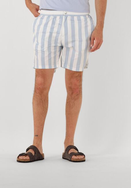 SCOTCH & SODA Shorts de bain STRIPED MID-LENGTH SWIMSHORT en bleu - large
