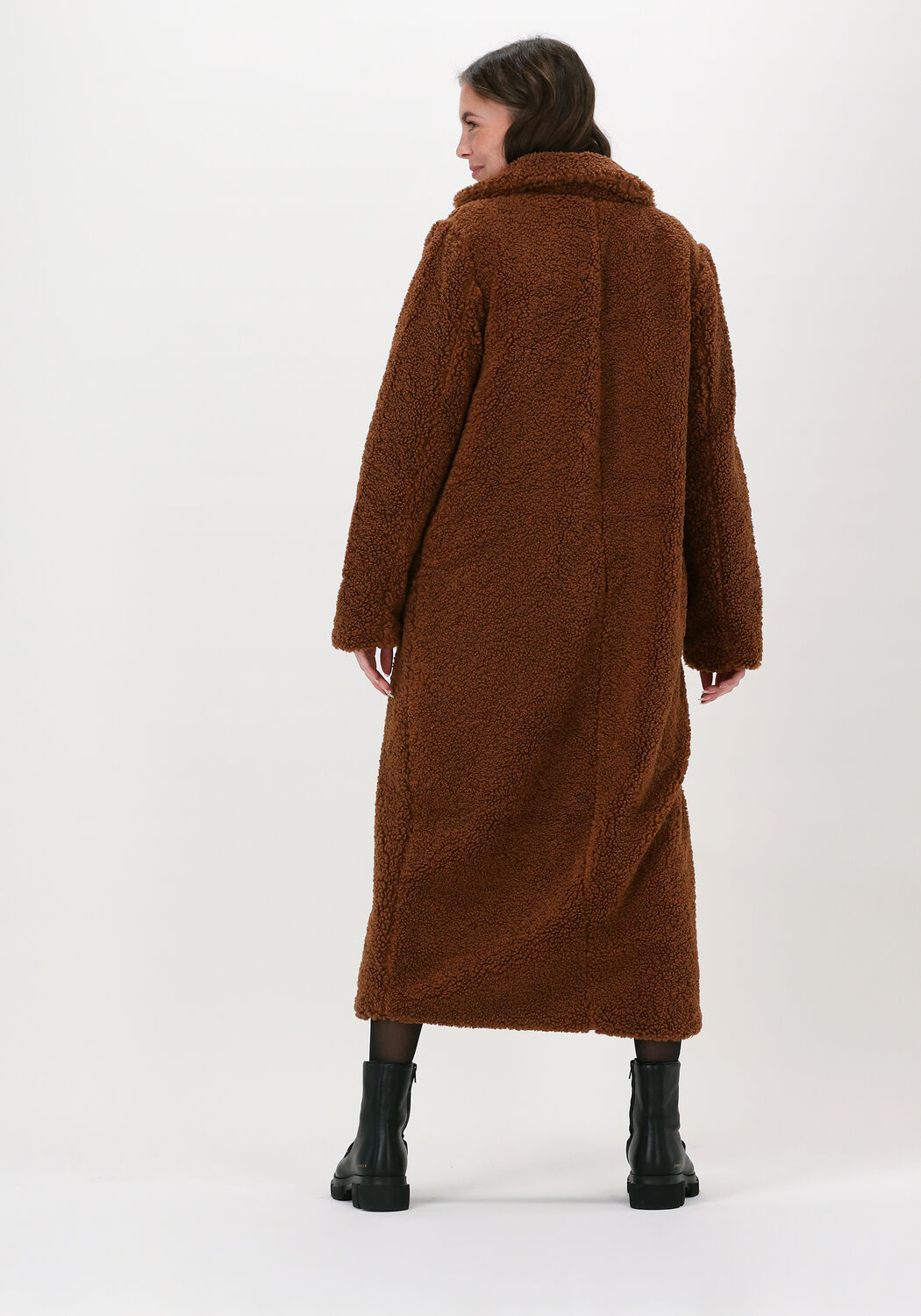Manteau teddy online marron