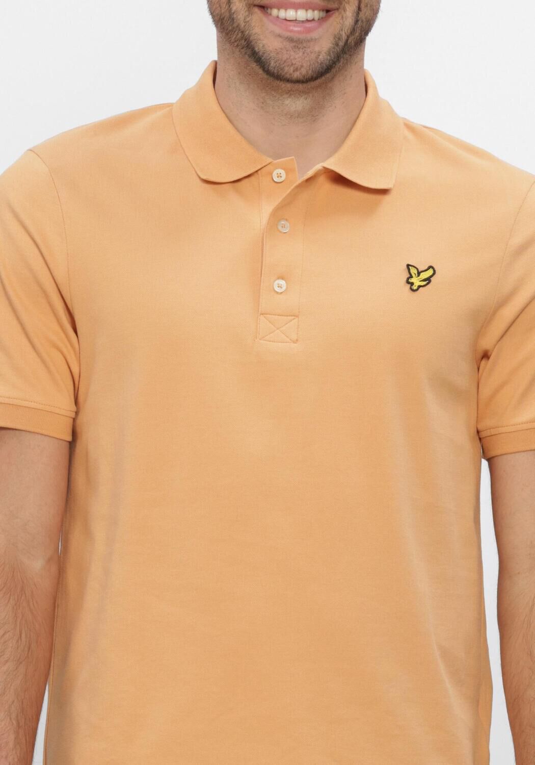 LYLE & SCOTT Polo PLAIN POLO SHIRT en orange - large