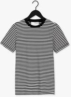 SELECTED FEMME T-shirt SLFMY PERFECT SS TEE BOX CUT-STRI B en noir