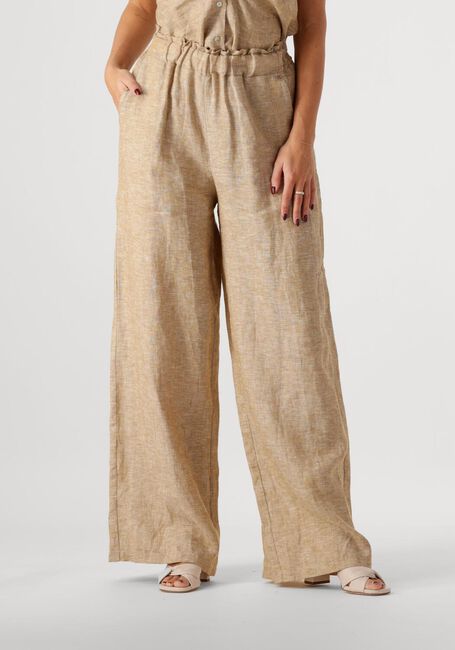 NUKUS Pantalon DEBB PANTS MELANGE en marron - large