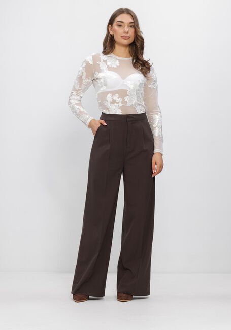 COPENHAGEN MUSE Pantalon large CMTAILOR-PANTS en marron - large