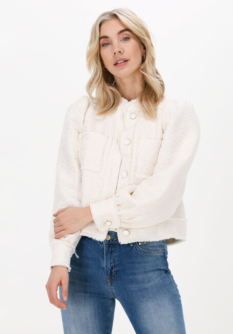 SUMMUM Jack JACKET STRUCTURED WEAVE en beige - large