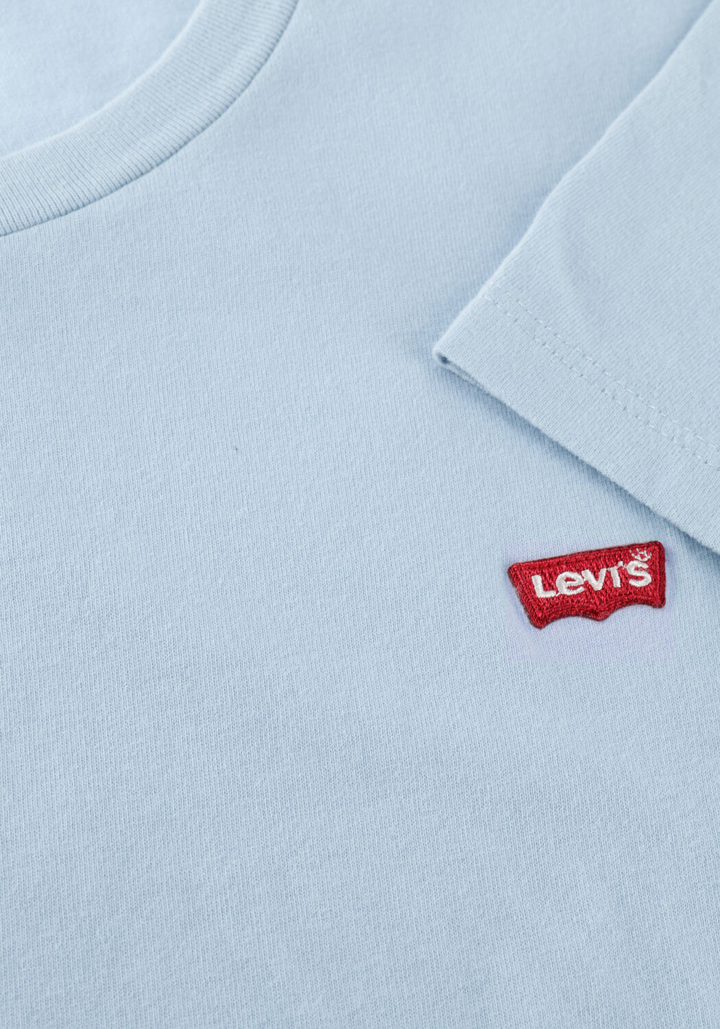 Lichtblauwe LEVI'S T-shirt PERFECT TEE COTTON - large