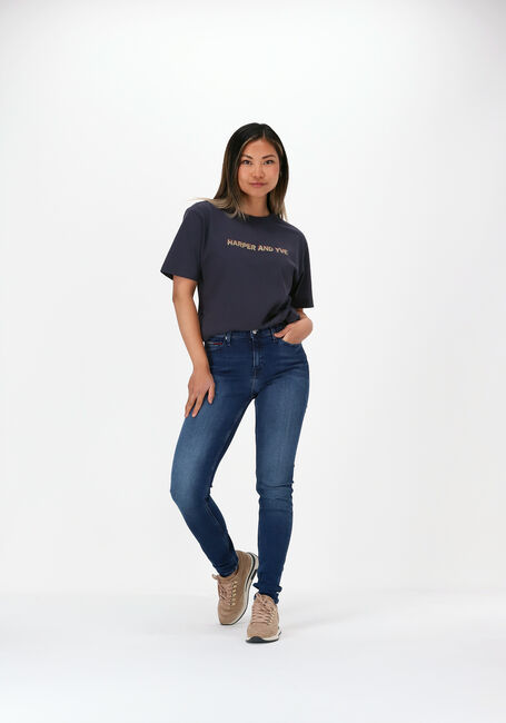 HARPER & YVE T-shirt HARPER-SS Bleu fonc&eacute; - large
