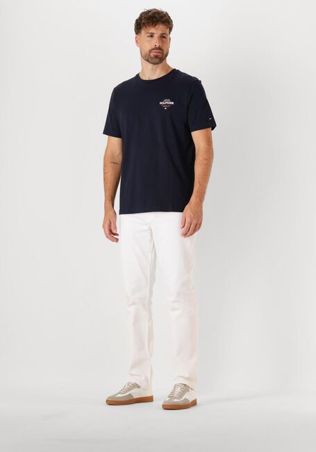 Blauwe TOMMY HILFIGER T-shirt MONOTYPE ALL AMERICAN TEE - large