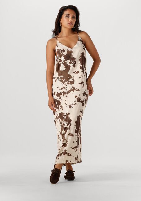 NEO NOIR Robe maxi KAMRAN COW PRINT DRESS en marron - large