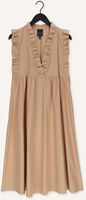 ACCESS Robe midi DRESS WITH RUFFLES AT THE TOP Sable ACCESS Robe midi DRESS WITH RUFFLES AT THE TOP Sable - medium