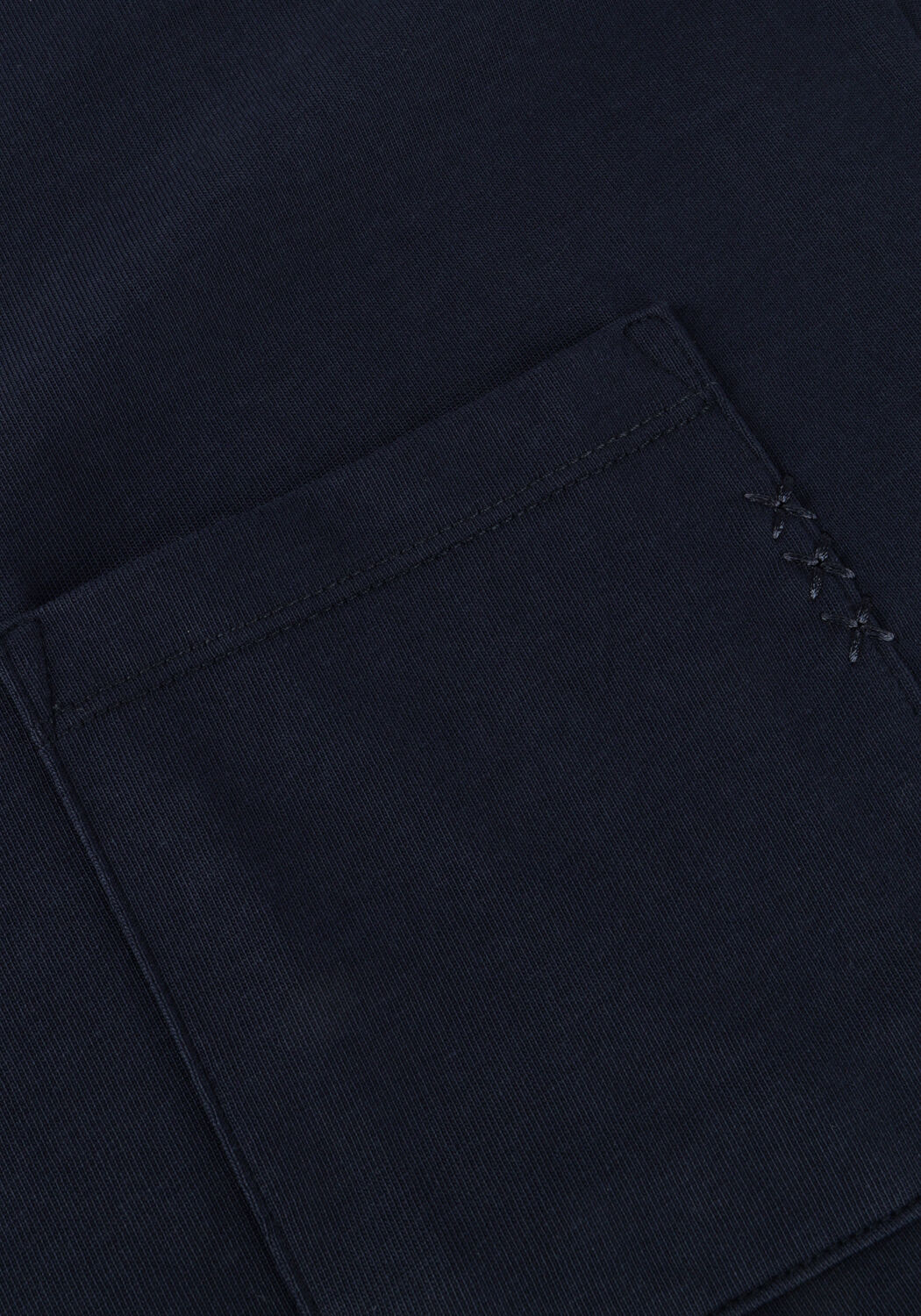 Donkerblauwe SCOTCH & SODA T-shirt 3 CROSSES LOOSE FIT POCKET T-SHIRT - large