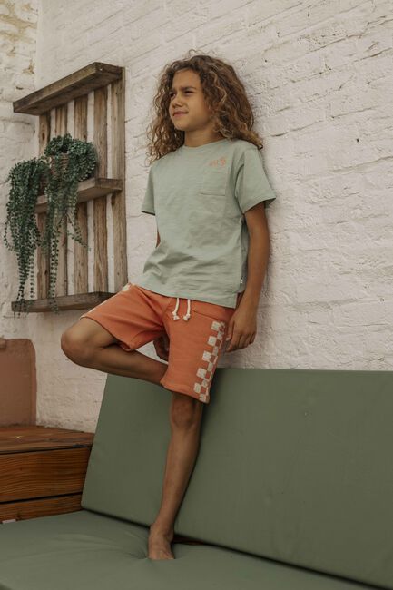 AMMEHOELA Pantalon courte AM.MASE.12 en orange - large