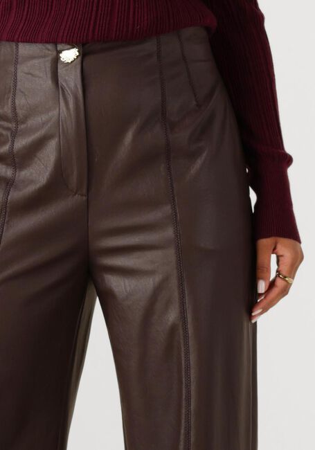 Bruine CAROLINE BISS Wijde broek 4567 - large