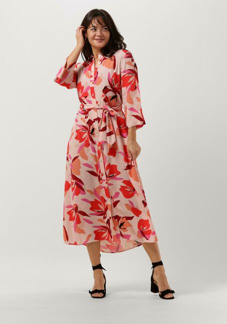 JANSEN AMSTERDAM Robe midi DUBAI en rose - large