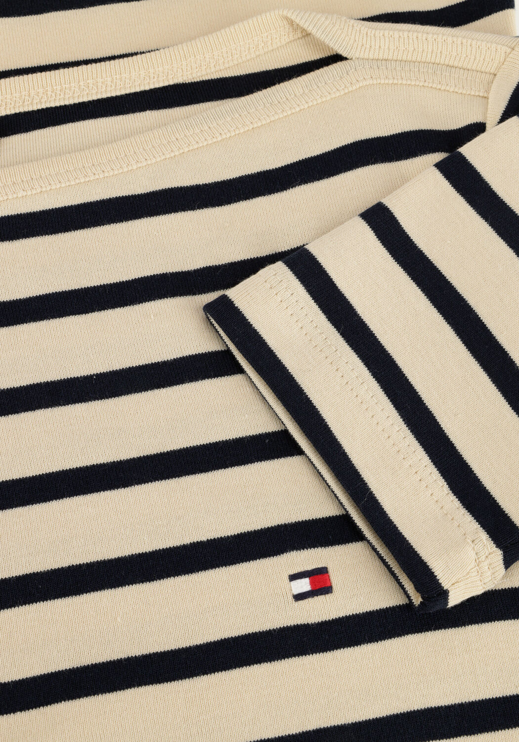 TOMMY HILFIGER T-shirt SLIM CODY BOAT-NK 3/4SLV en blanc - large